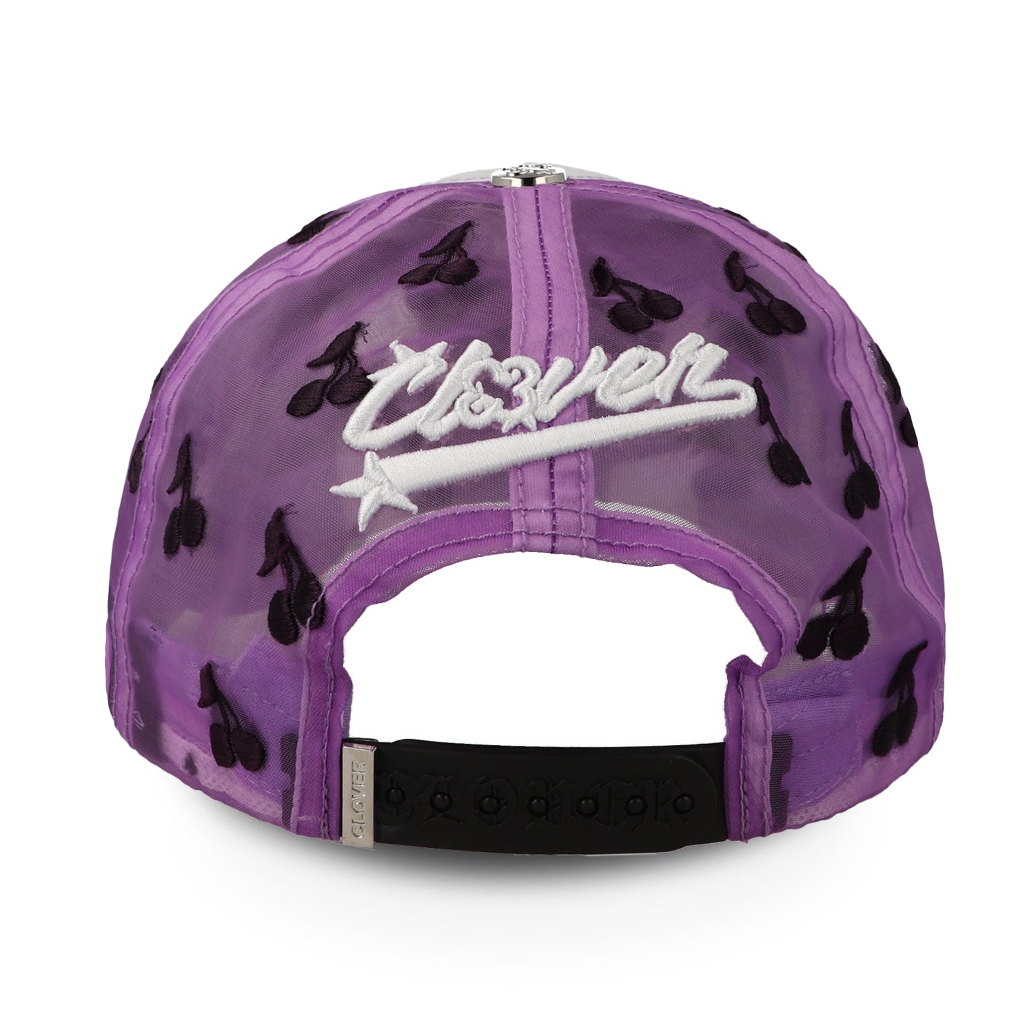 Gorra Clover Garments Berry Morado Blanco Unitalla