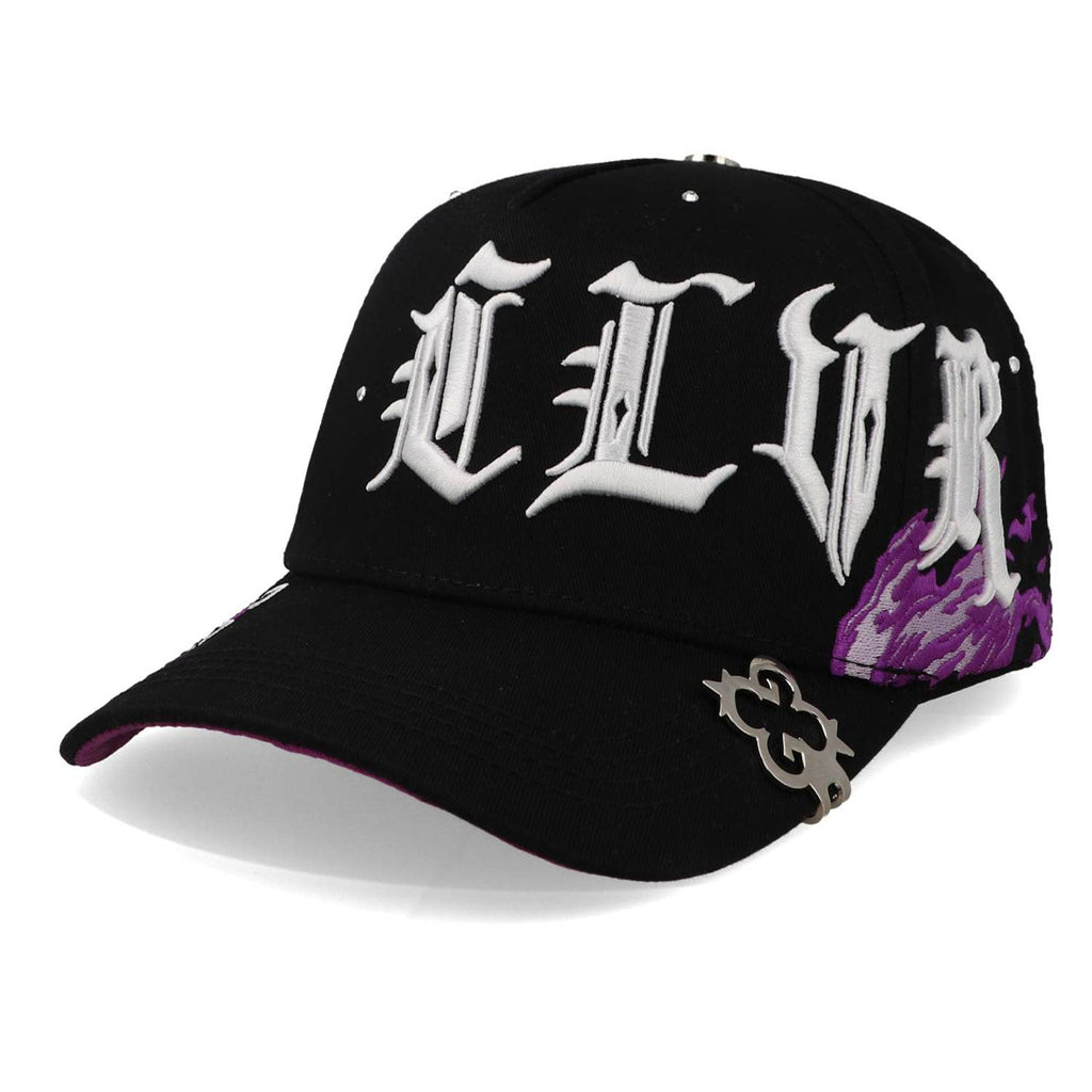 Gorra Clover Garments CLVR Skull Negra Unitalla