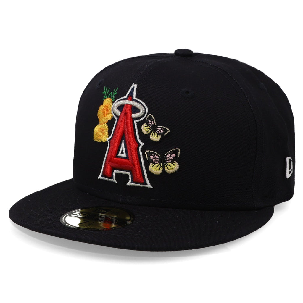 Gorra New Era 59 Fifty MLB Angels Icon Azul Marino Cerrado