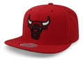 Gorra Mitchell & Ness Nba Bulls Patch Rojo