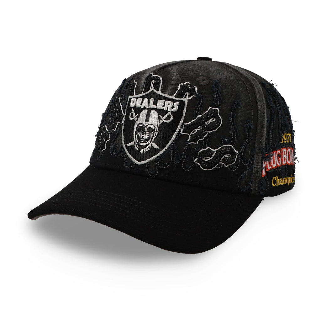Gorra Dealers Las Vegas Fire Storm Bob Negro Unitalla