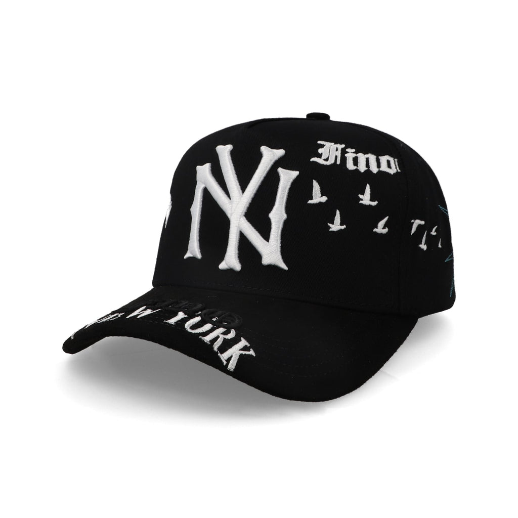 Gorra Gallo Fino NY Big Apple Negra Unitalla