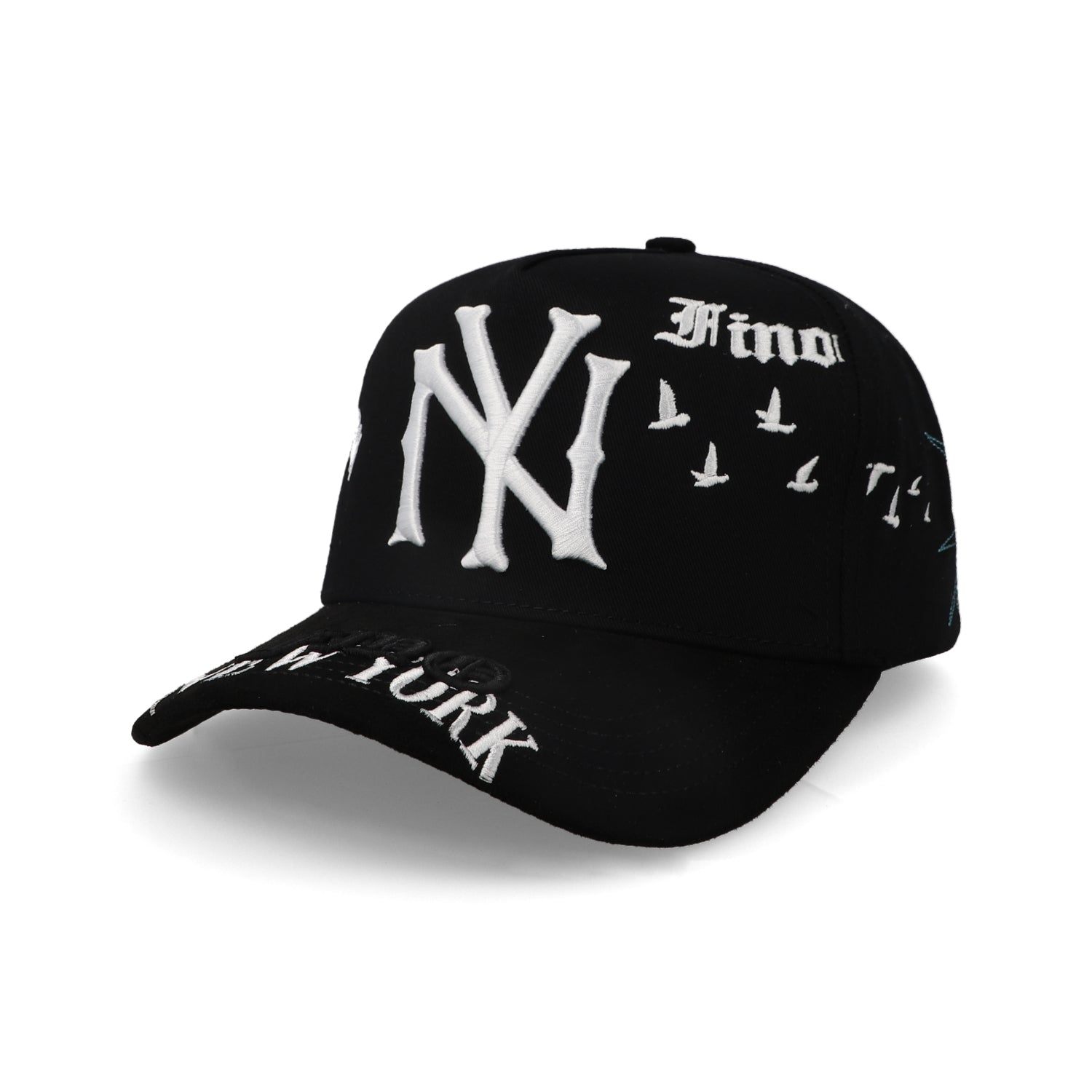Gorra Gallo Fino NY Big Apple Negra Unitalla