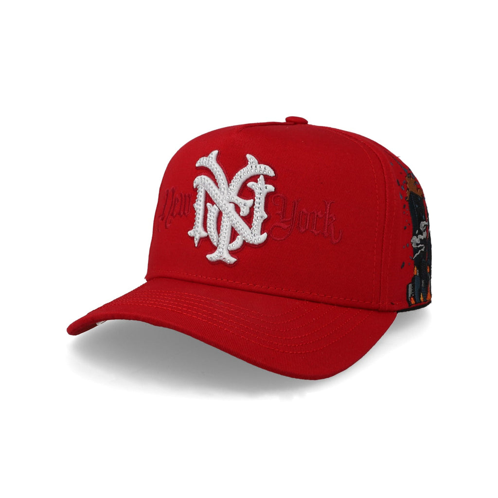 Gorra Mr Kash New York Rojo Unitalla