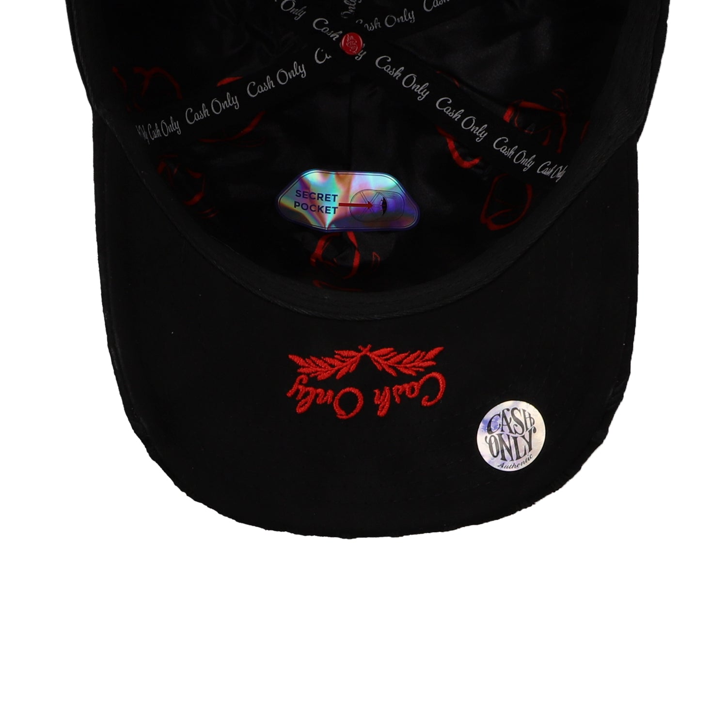 Gorra Cash Only Q4 Special Edition Money Rojo/Negro Unitalla