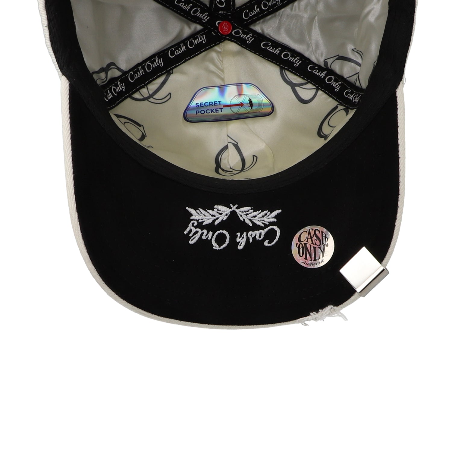 Gorra Cash Only Q4 Classics White Negro Unitalla