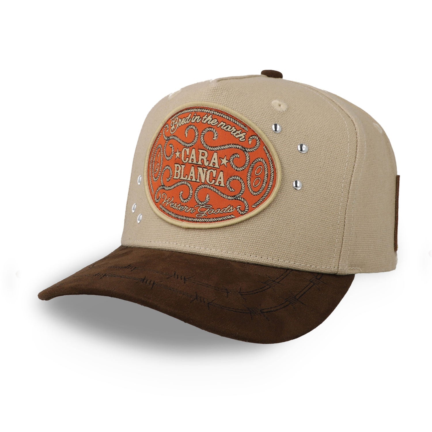 Gorra Cara Blanca CBR Bred In The North Negra Unitalla