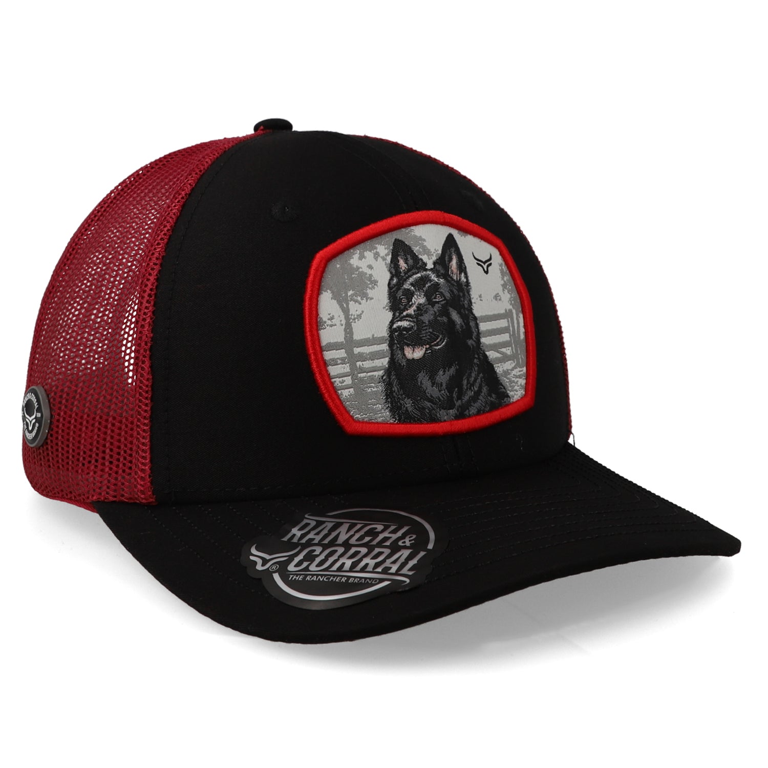 Gorra Ranch & Corral Breeds 1 Negro/Rojo Unitalla