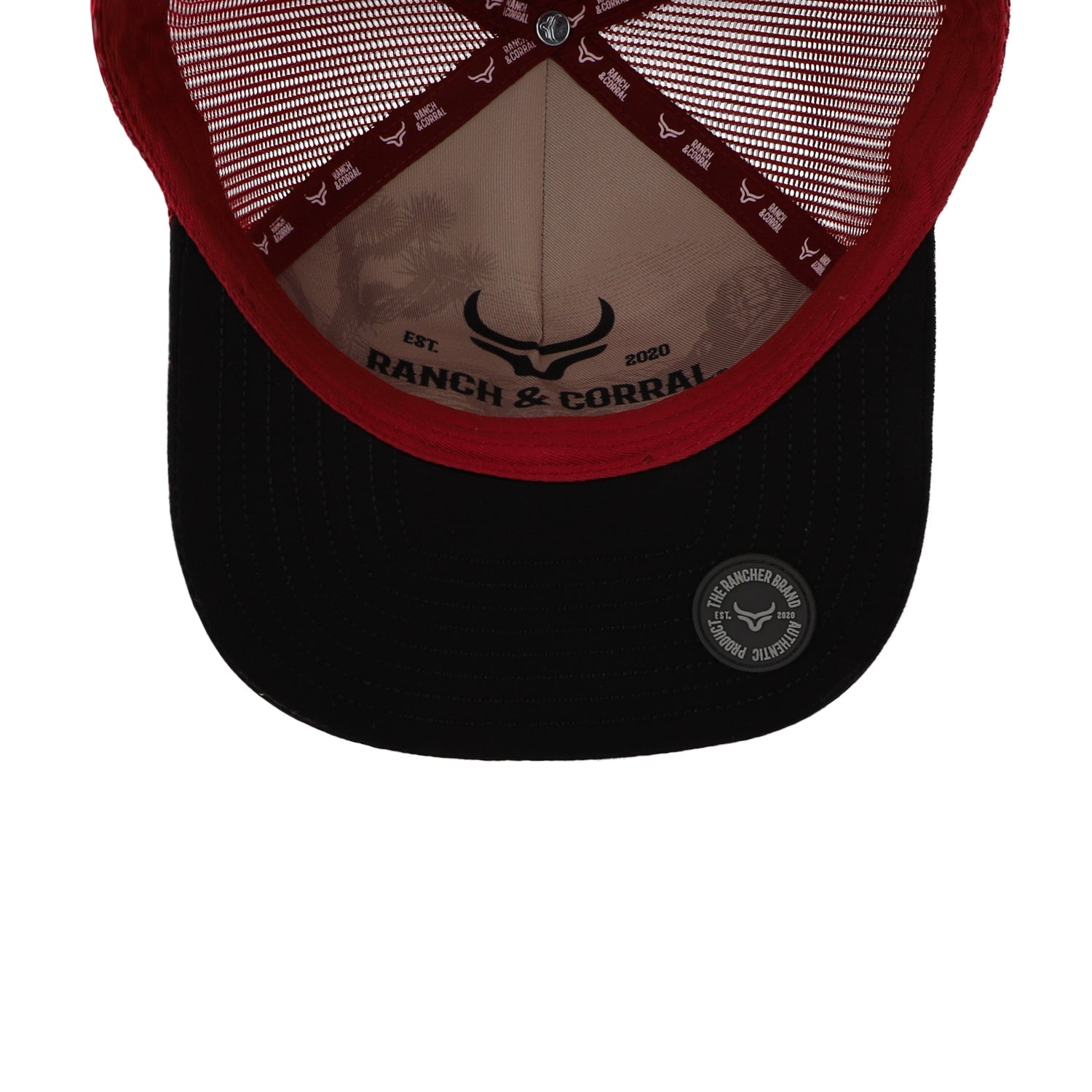 Gorra Ranch & Corral Breeds 1 Negro/Rojo Unitalla