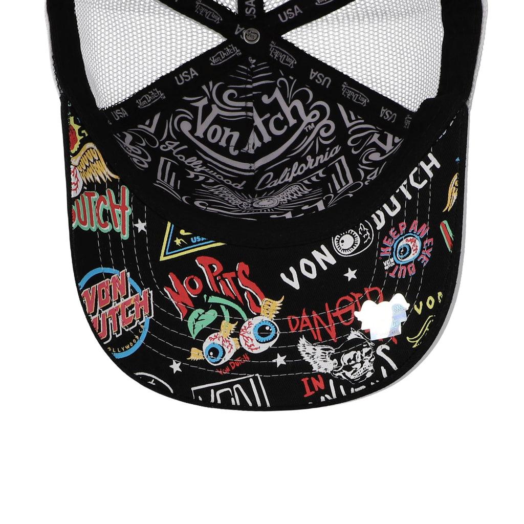 Gorra Von Dutch Multi Trucker Negro Unitalla