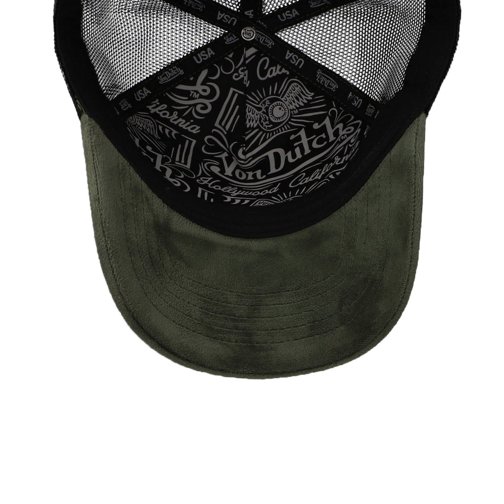 Gorra Von Dutch Velvet Trucker VDHH0004 Olivo Unitalla