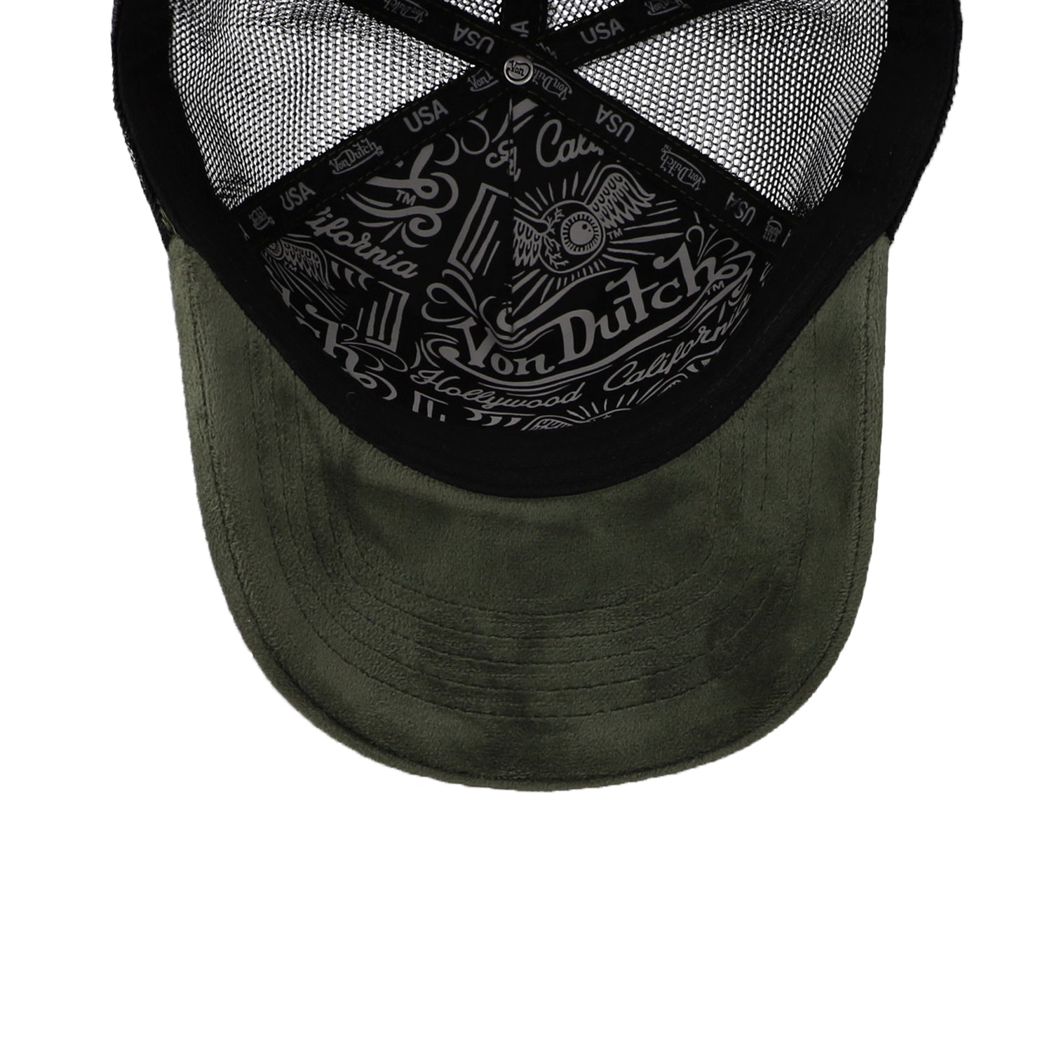 Gorra Von Dutch Velvet Trucker VDHH0004 Olivo Unitalla