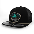Gorra Hooey Punchy 5 Panel High Profile Negro Unitalla