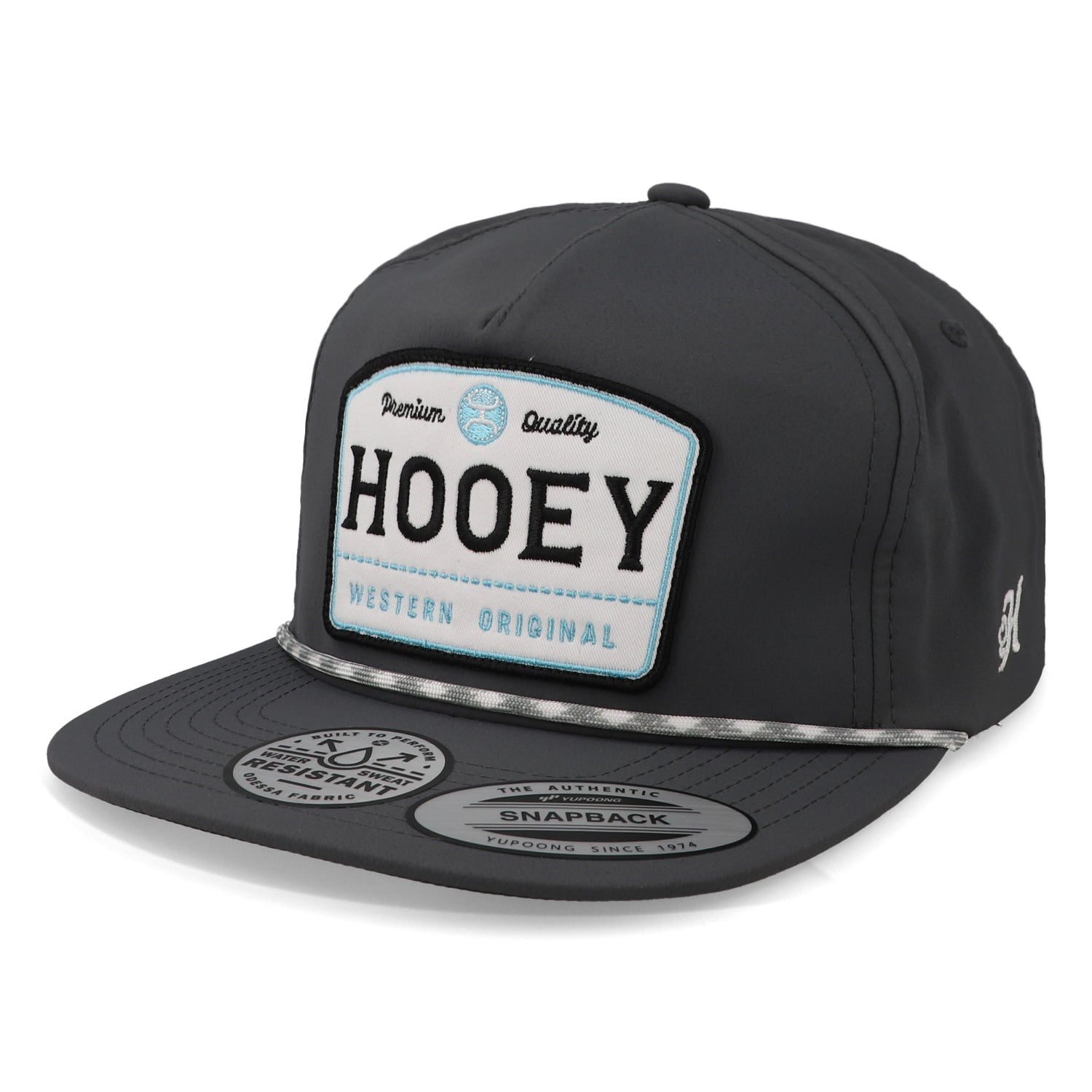 Gorra Hooey 5-Panel High-Profile Grey Snapback Unitalla