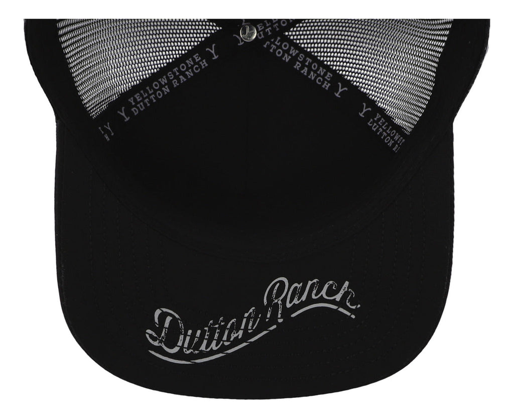 Gorra Ranch Corral Yellowstone 12 Yw12 Negro Unitalla